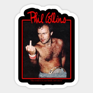 Classic Phil Collins Sticker